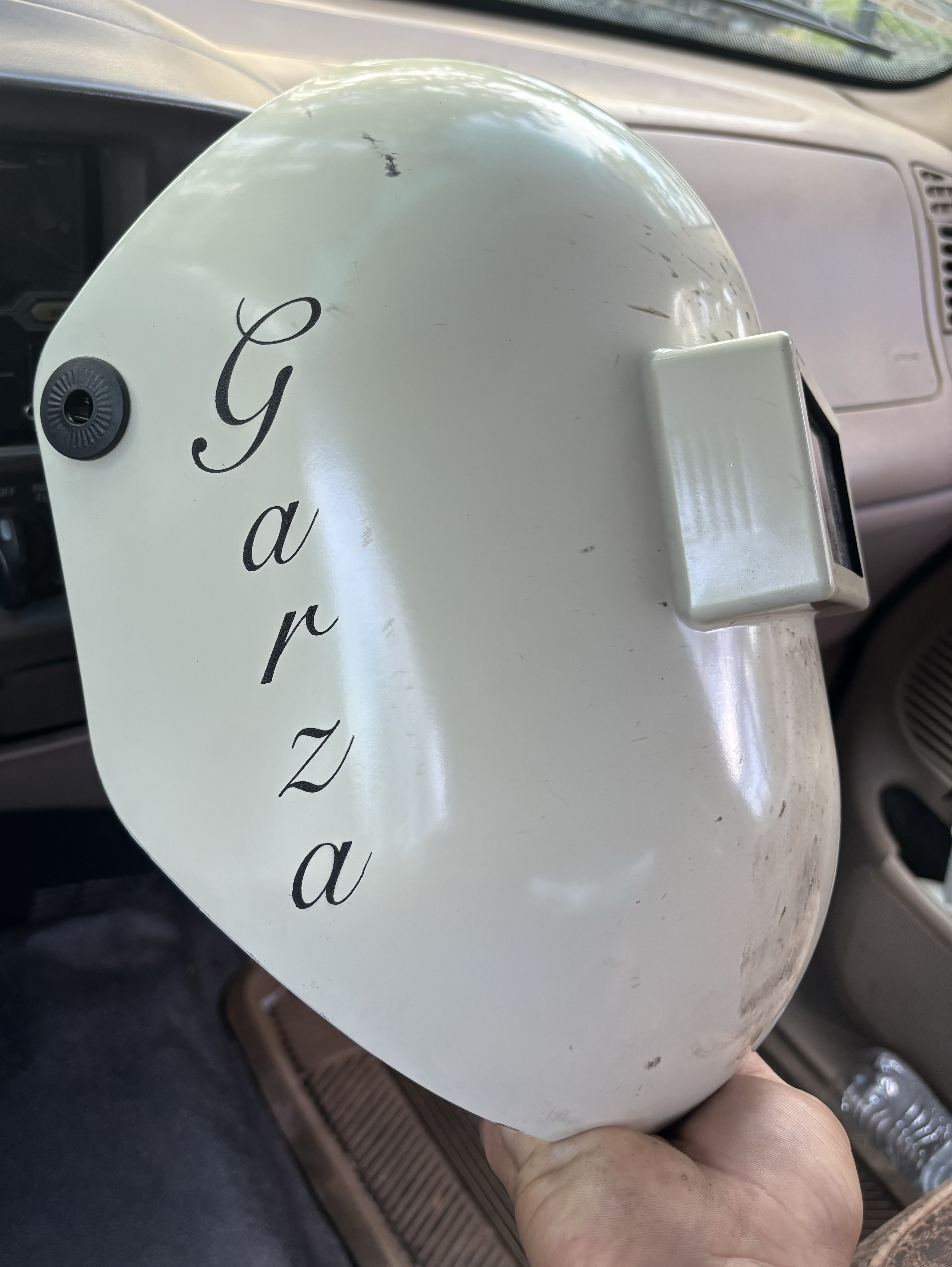 Custom “Sugarscoop” Welding Hood